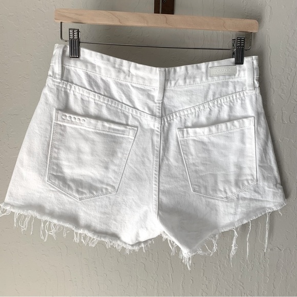BLANKNYC The Barrow Vintage High-Rise White Denim Short Button Front 75XV8667SF - Picture 9 of 14